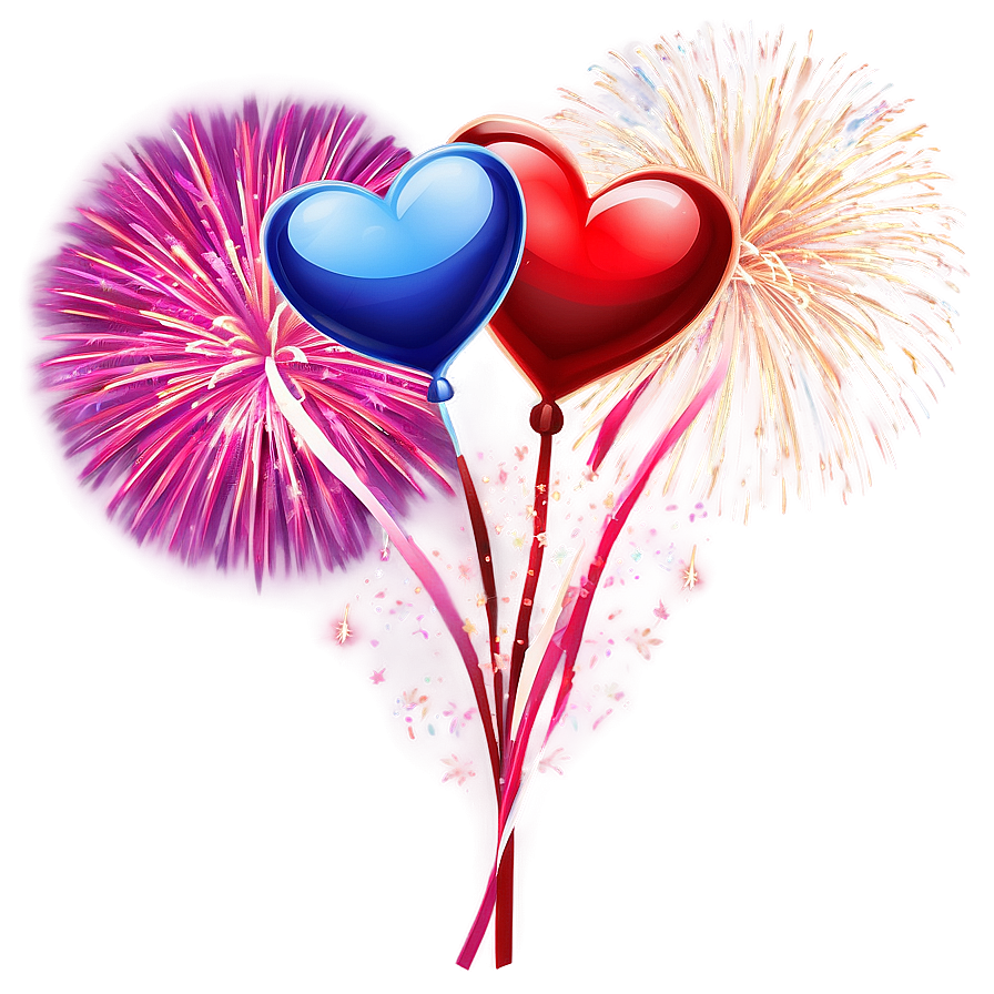 Be My Valentine Fireworks Png Dgy PNG image