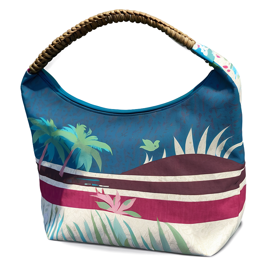 Beach Bag With Cosmetic Pouch Png 72 PNG image