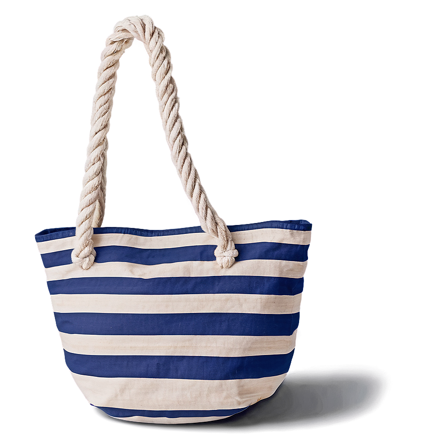 Beach Bag With Rope Handles Png 06292024 PNG image