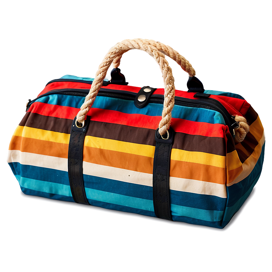 Beach Bag With Rope Handles Png 52 PNG image