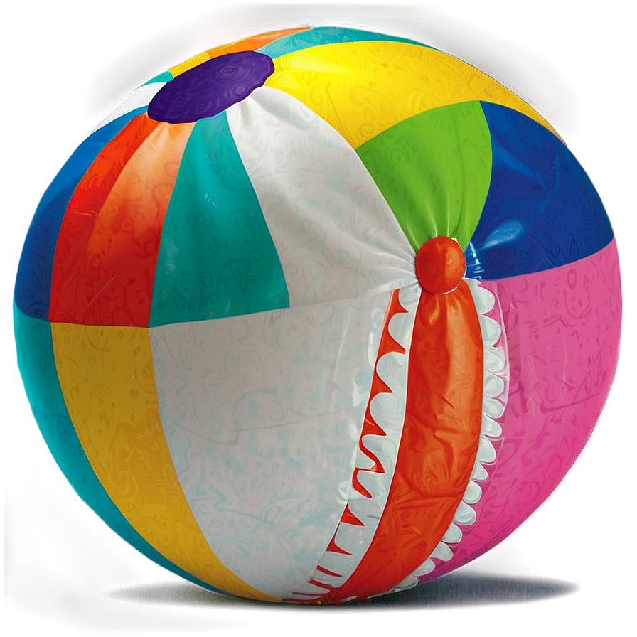 Beach Ball Art Png 05242024 PNG image