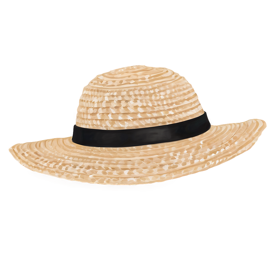 Beach Hat With Ribbon Png Wrb PNG image