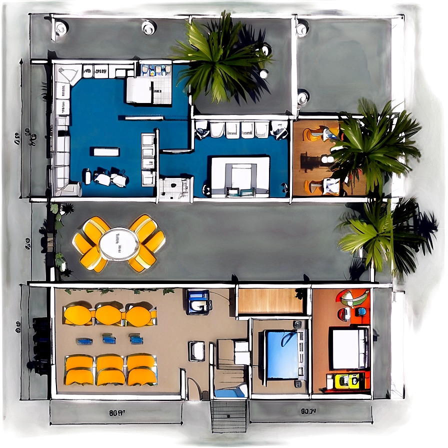 Beach House Floor Plan Png 06262024 PNG image