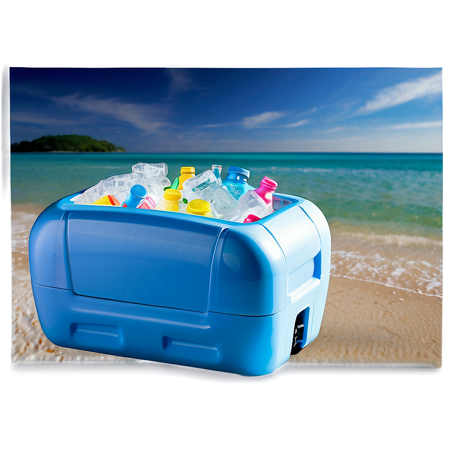 Beach Ice Cooler Png 06292024 PNG image