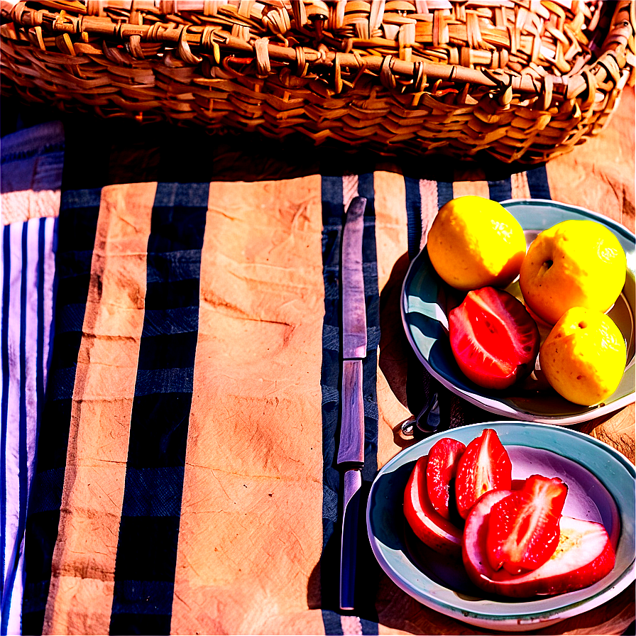 Beach Picnic Bliss Png Rrq PNG image