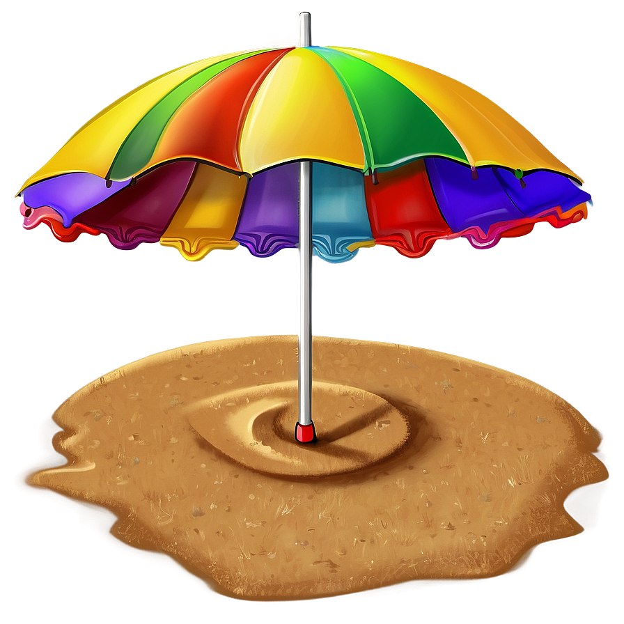 Beach Sand With Umbrella Png Ugw PNG image