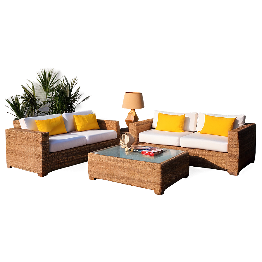 Beach Style Living Room Png 05242024 PNG image