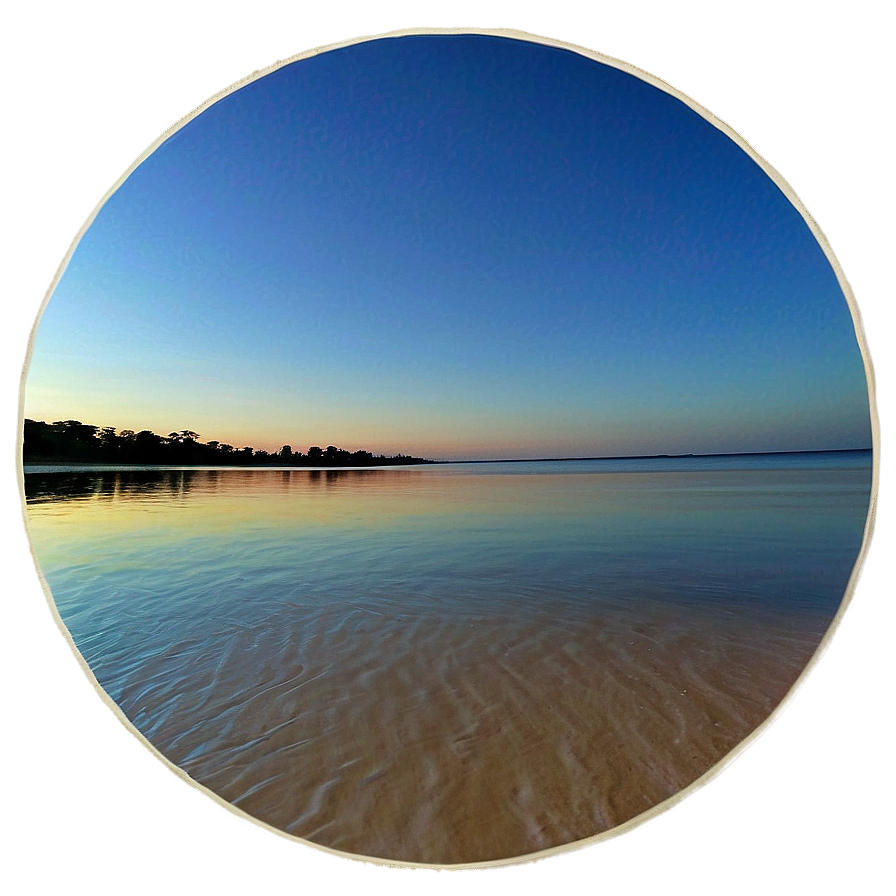 Beach Sunset Reflection Png 90 PNG image