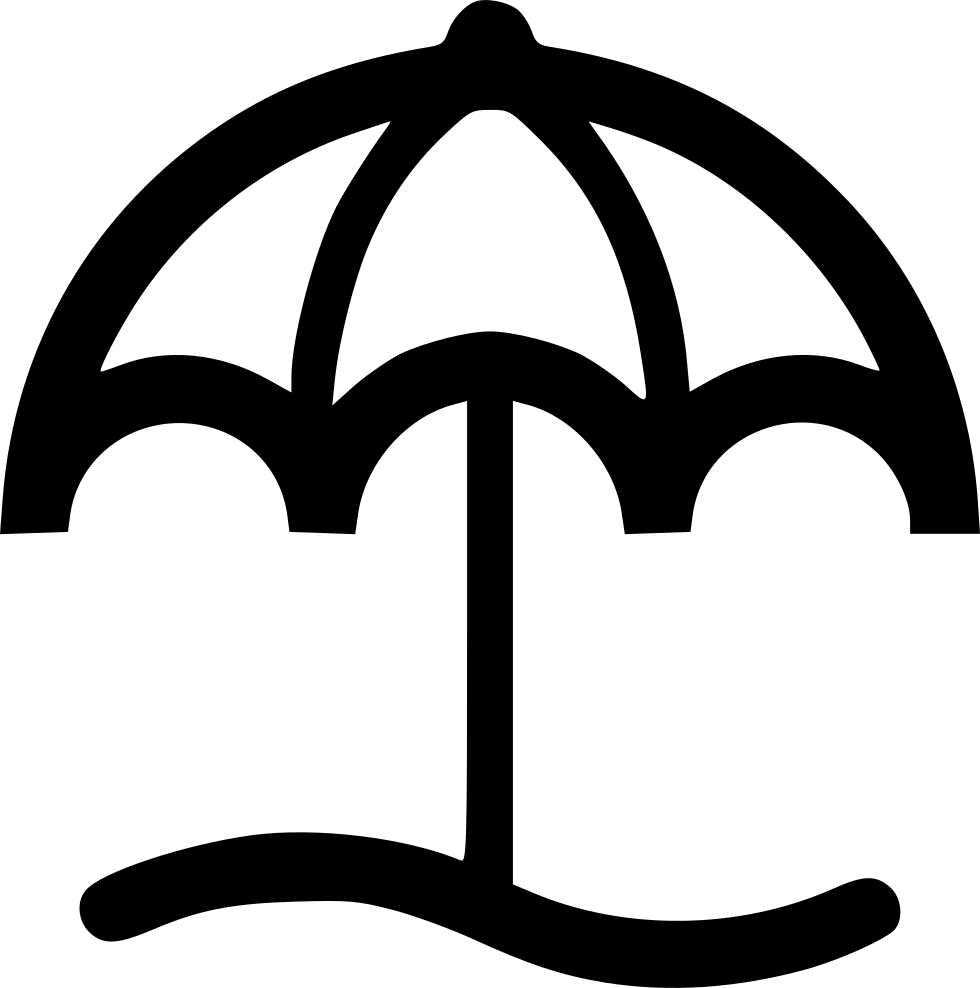 Beach Umbrella Icon PNG image