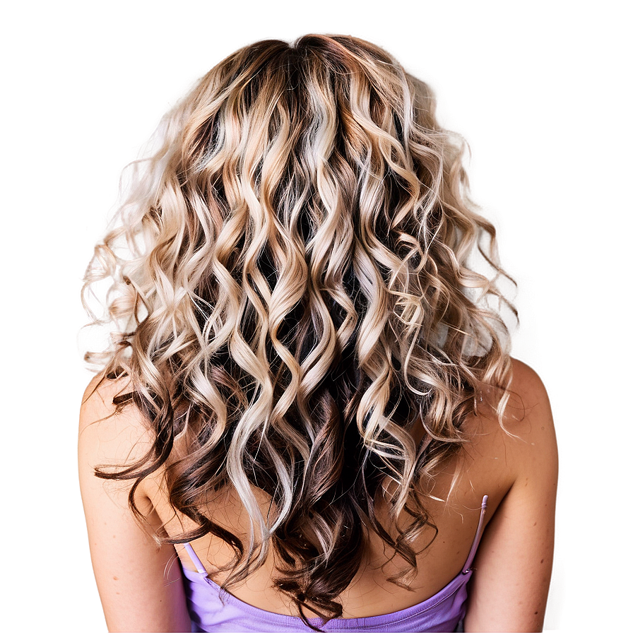 Beach Wave Perm Hair Png Erc PNG image