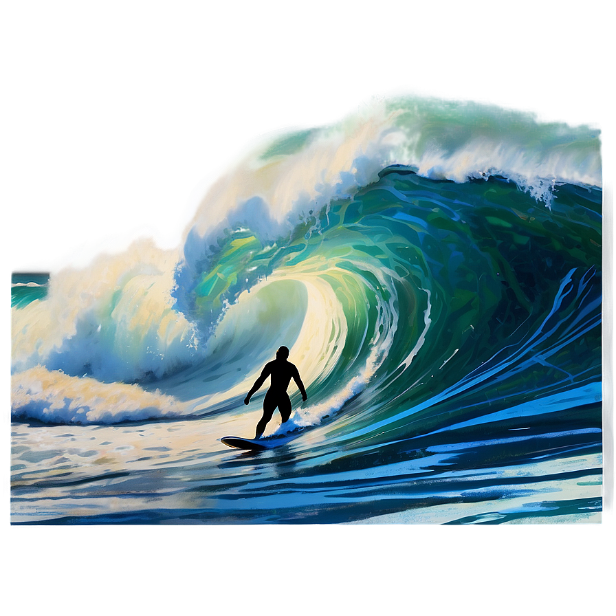 Beach Wave Surfing Png 15 PNG image