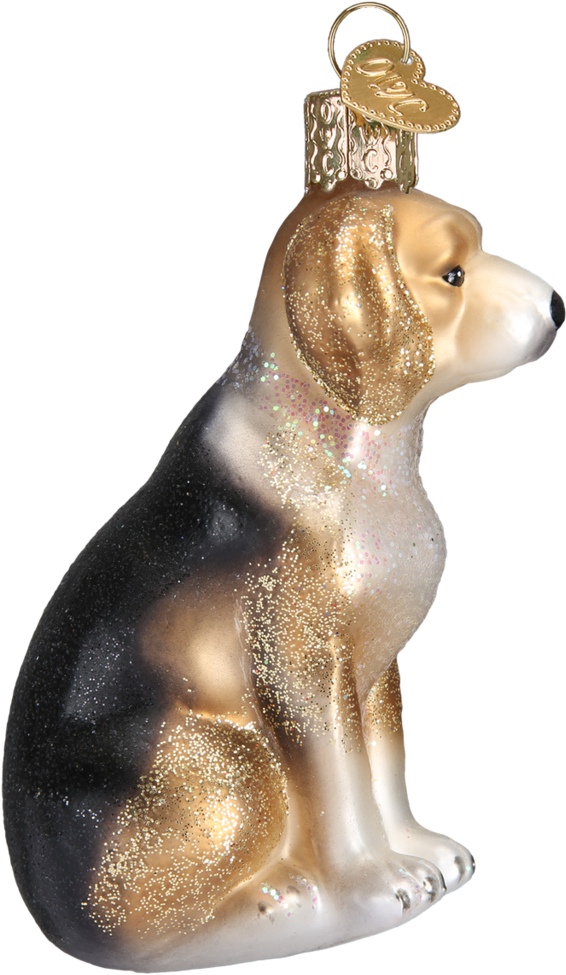 Beagle Christmas Ornament PNG image