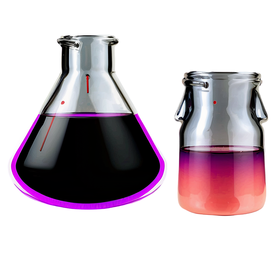 Beaker With Purple Fluid Png 05232024 PNG image