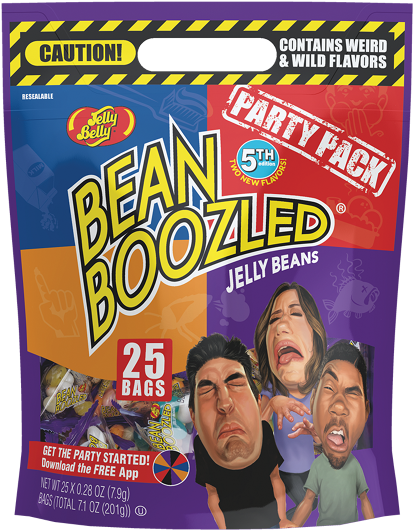 Bean Boozled Jelly Beans Packaging PNG image