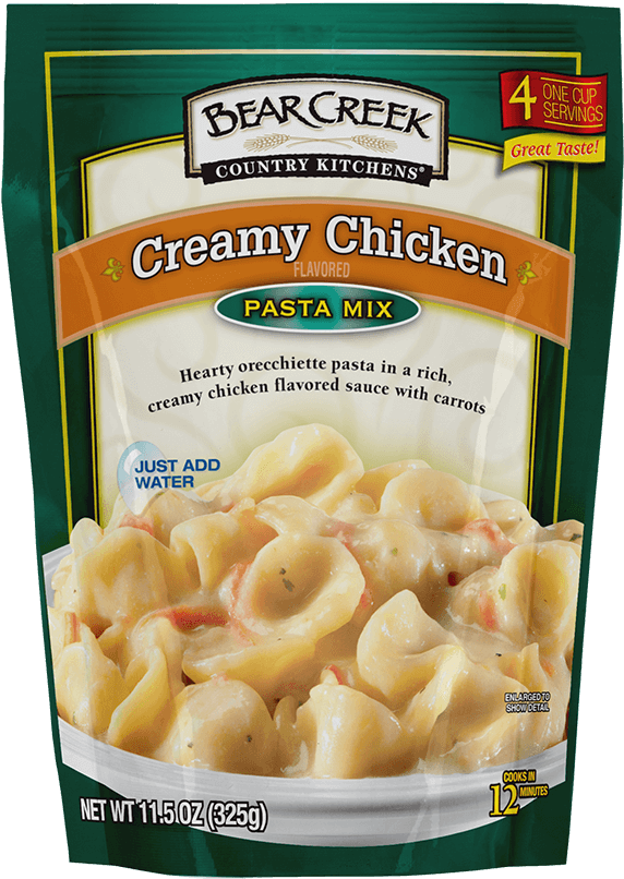 Bear Creek Creamy Chicken Pasta Mix Package PNG image