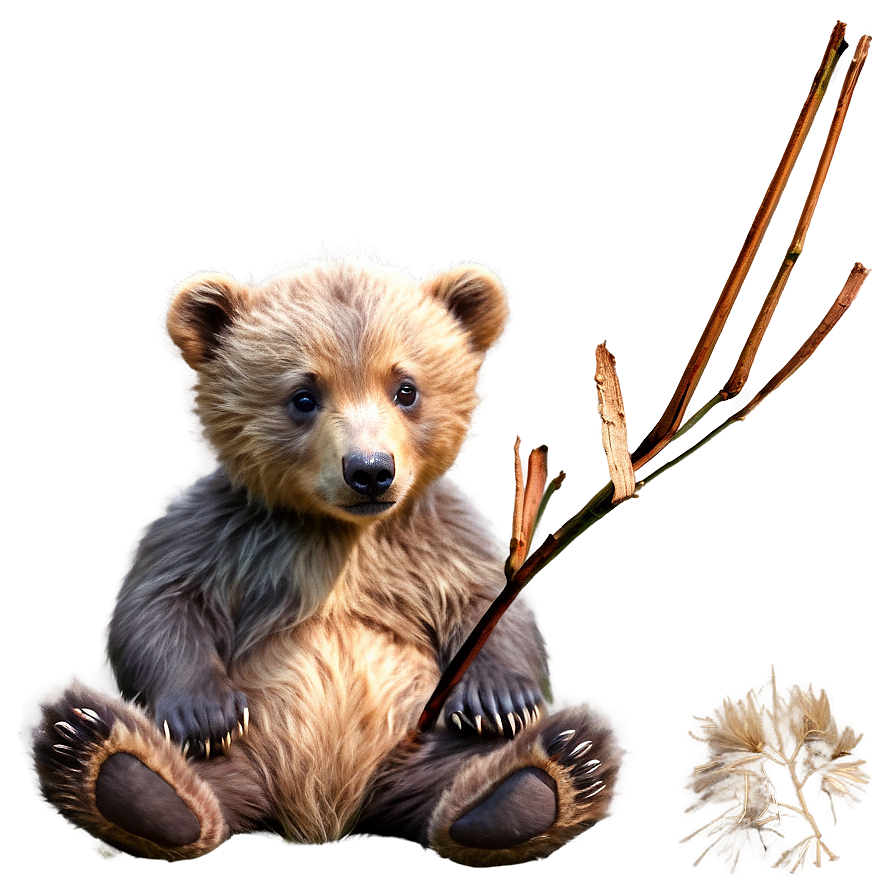 Bear Cub Art Png 94 PNG image