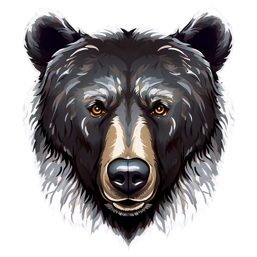 Bear Face For Logo Design Png 06292024 PNG image