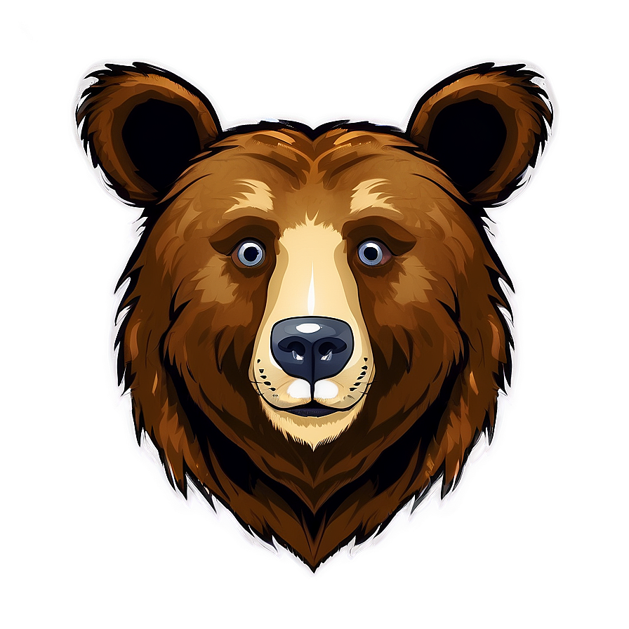 Bear Face Icon Png 06292024 PNG image