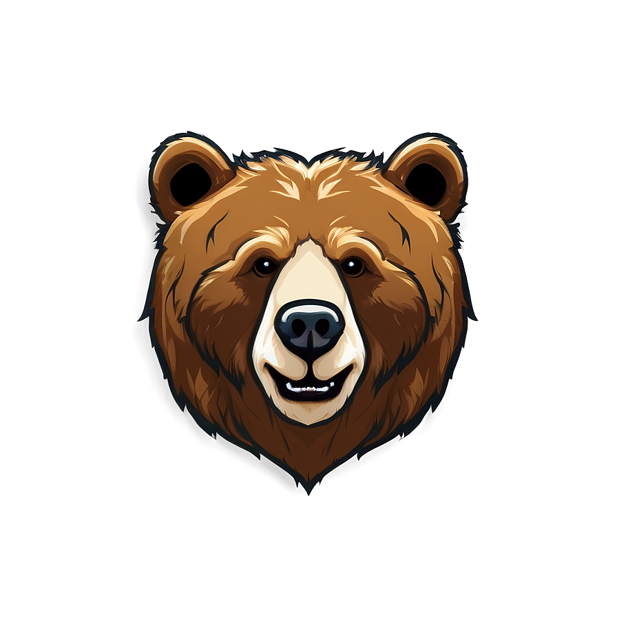 Bear Face Sketch Png Mnb PNG image