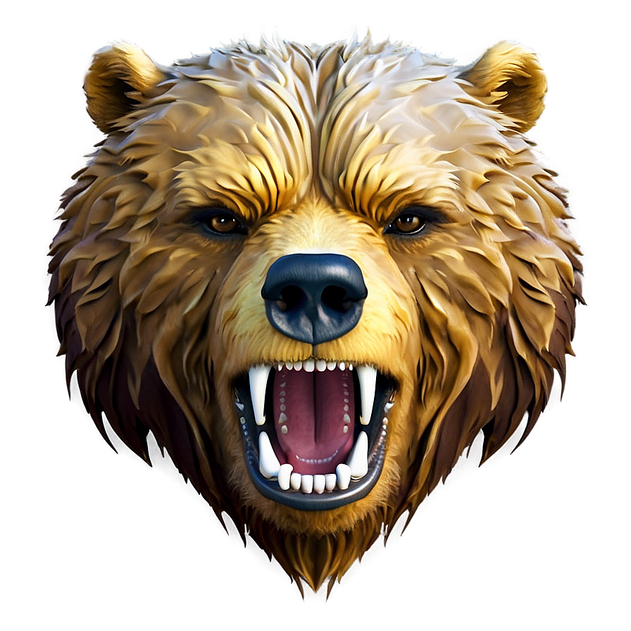 Bear Face Symbol Png 06292024 PNG image