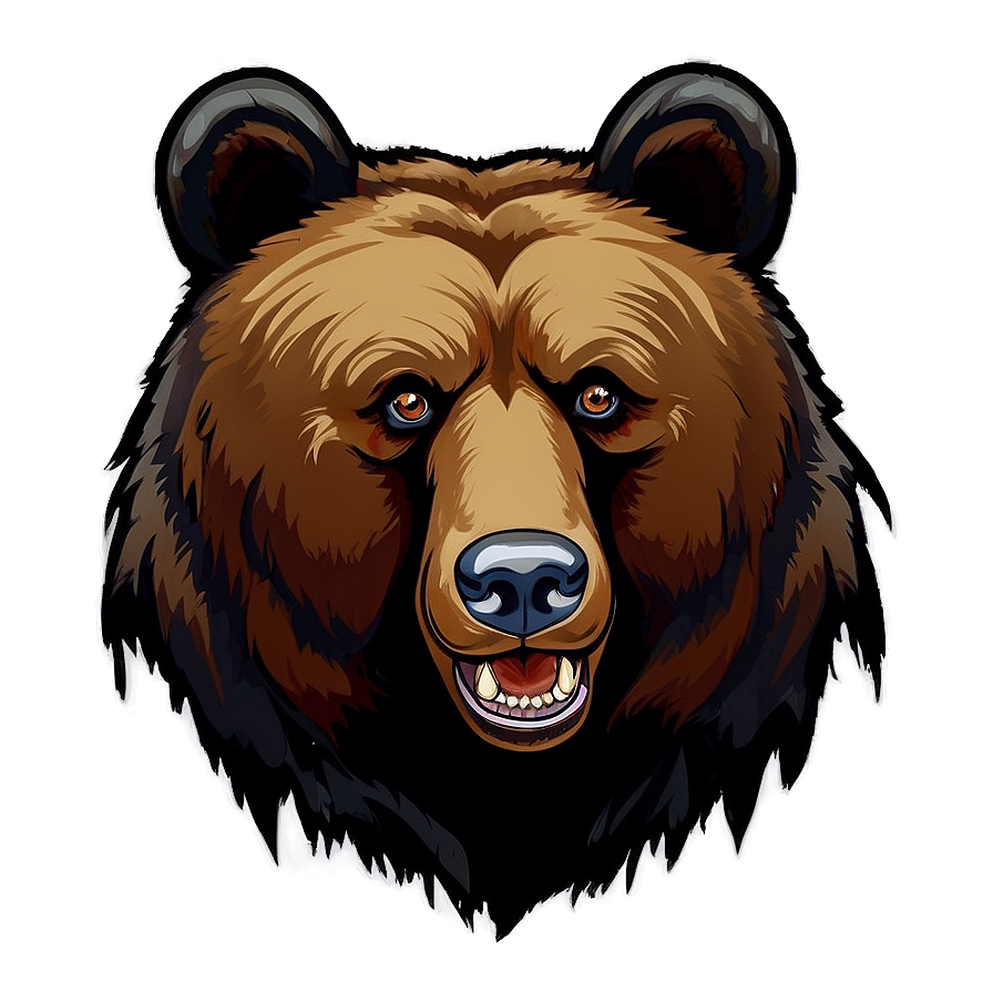 Bear Face Vector Png 53 PNG image