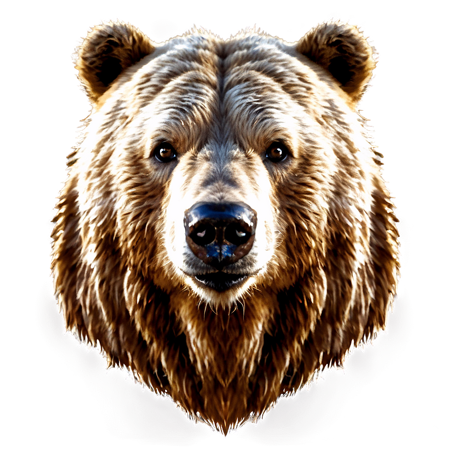 Bear Head D PNG image