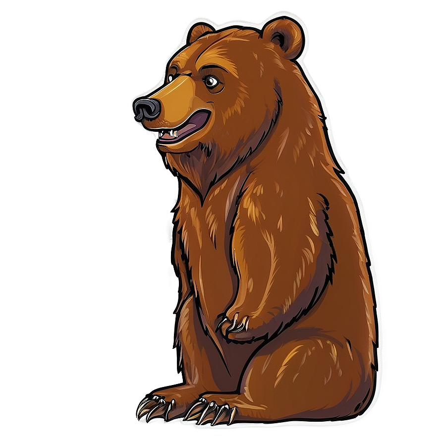 Bear Outline Png 05032024 PNG image