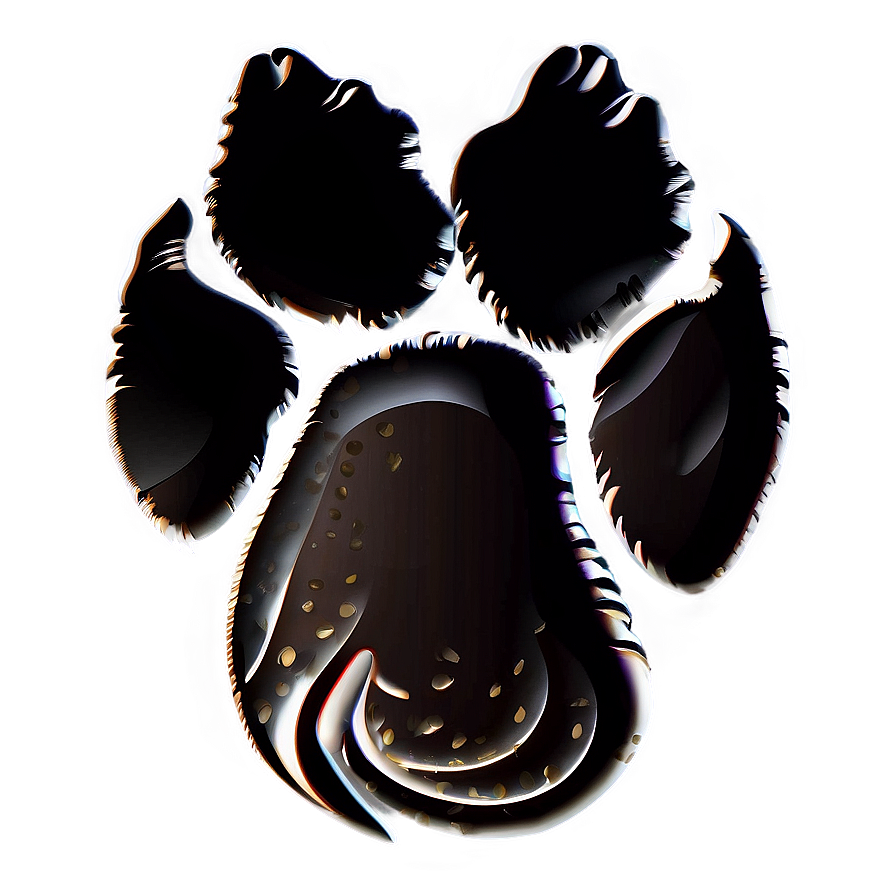 Bear Paw Silhouette Png Vmw PNG image