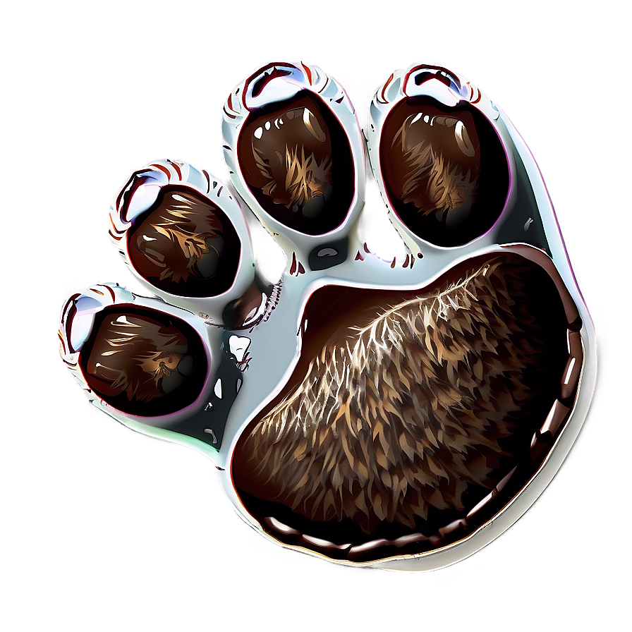 Bear Paw With Fur Png Loo PNG image