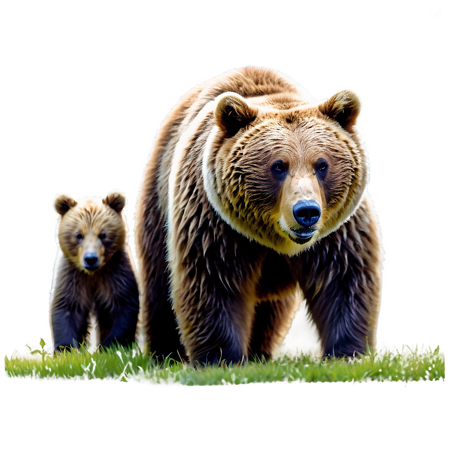 Bear With Cubs Png Ufy PNG image