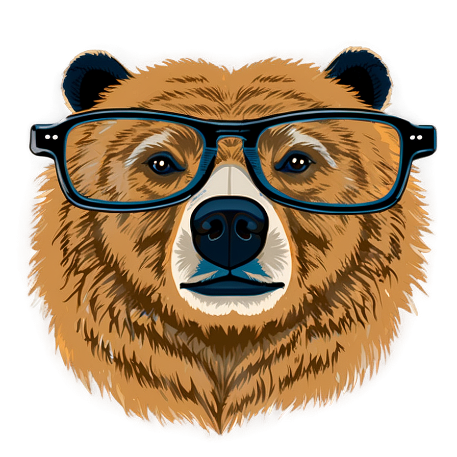 Bear With Glasses Png 84 PNG image