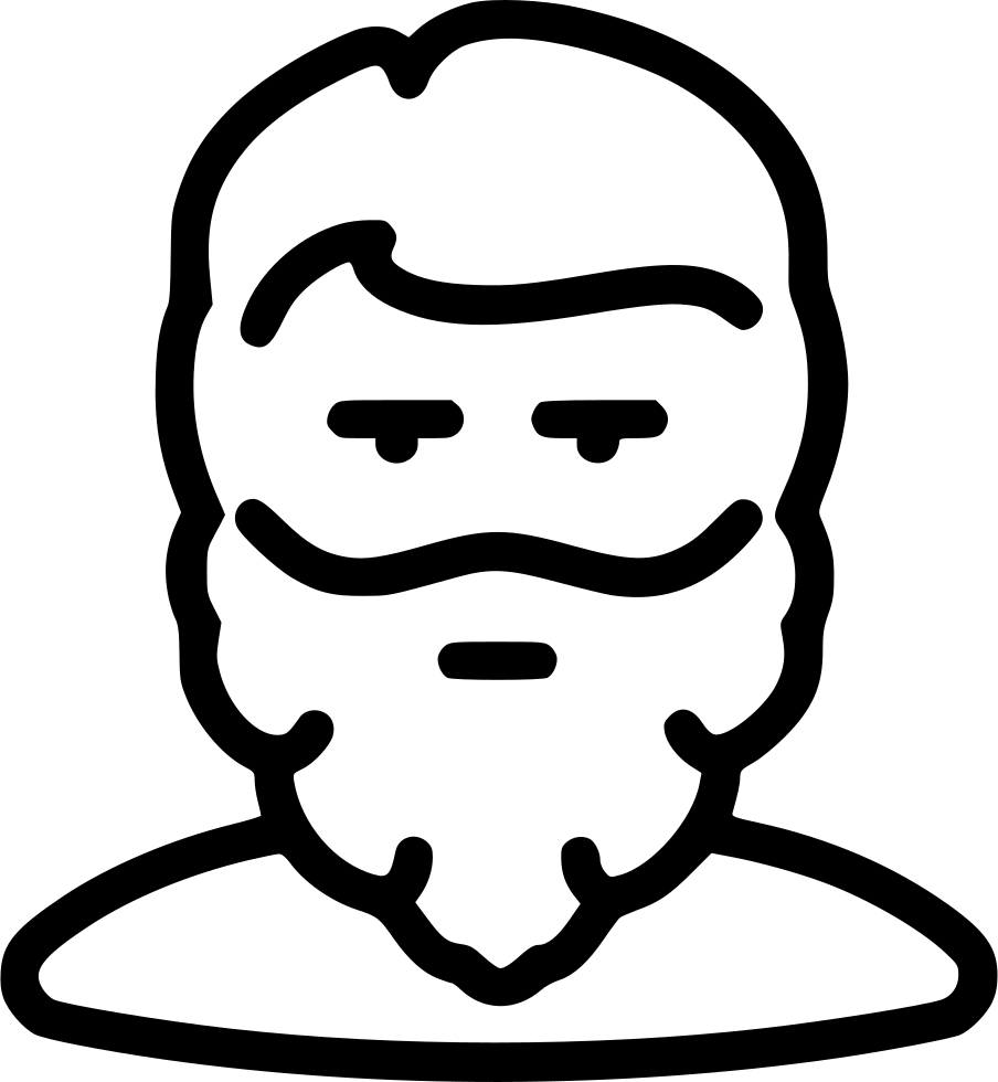 Bearded Avatar Icon PNG image