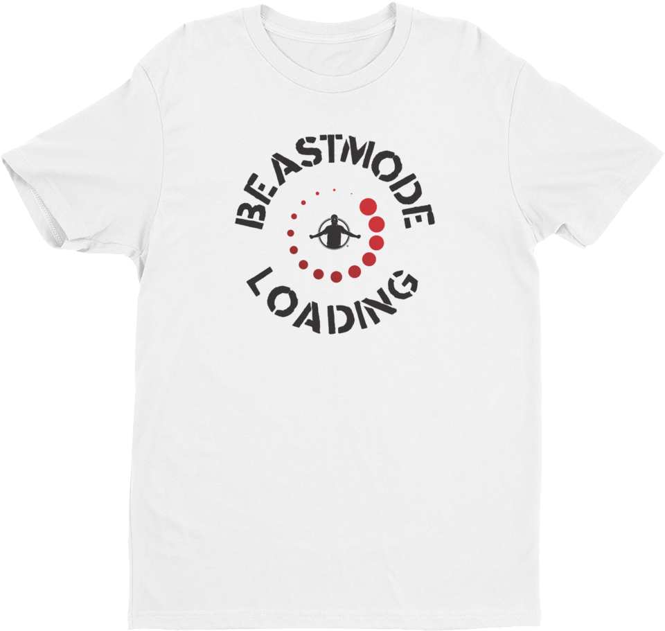 Beastmode Loading Graphic T Shirt PNG image
