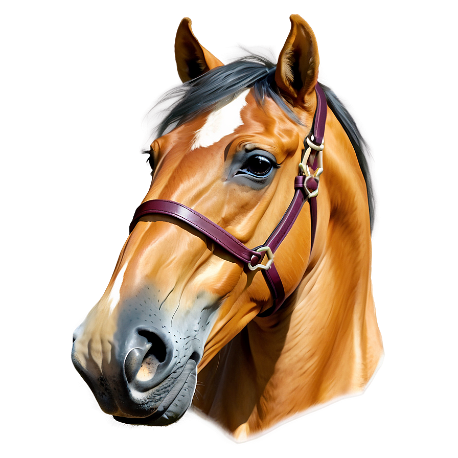 Beautiful Horse Head Illustration Png Snh PNG image