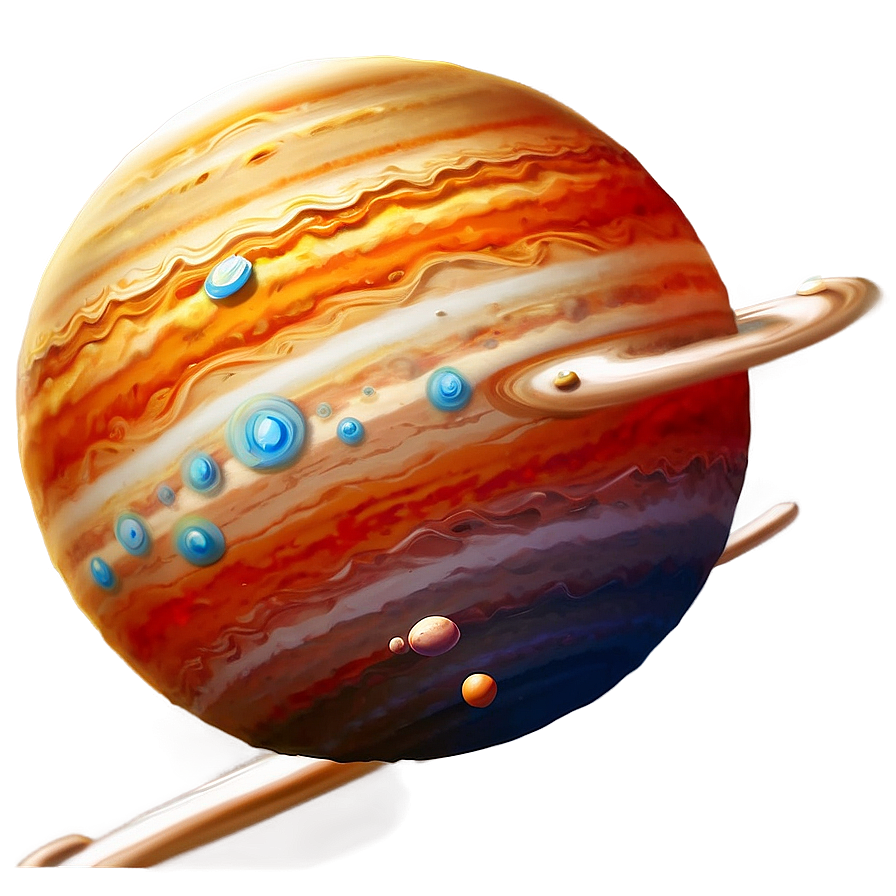 Beautiful Jupiter Art Png 90 PNG image