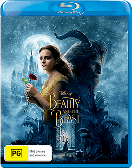 Beautyandthe Beast Bluray Cover PNG image