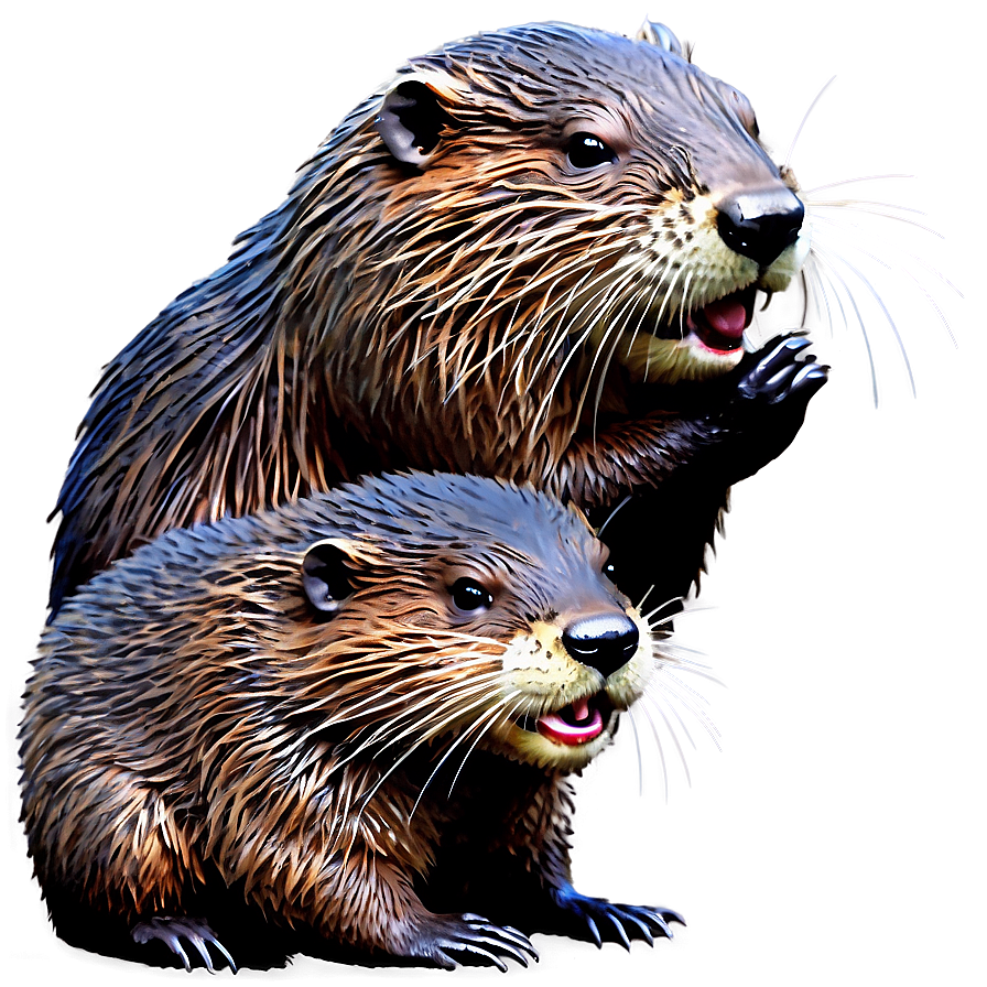 Beaver Family Clipart Png 26 PNG image