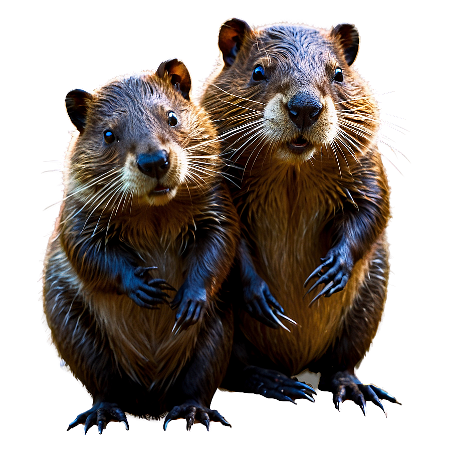 Beaver Family Life Png Fyr PNG image