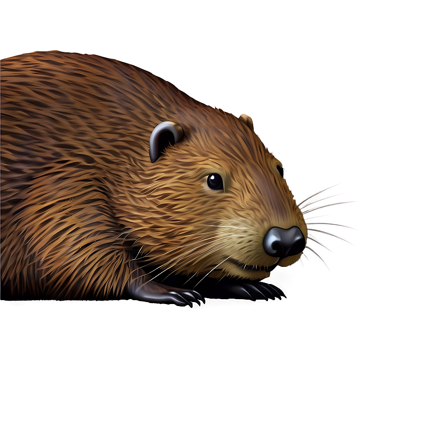 Beaver In Cartoon Style Png 05242024 PNG image