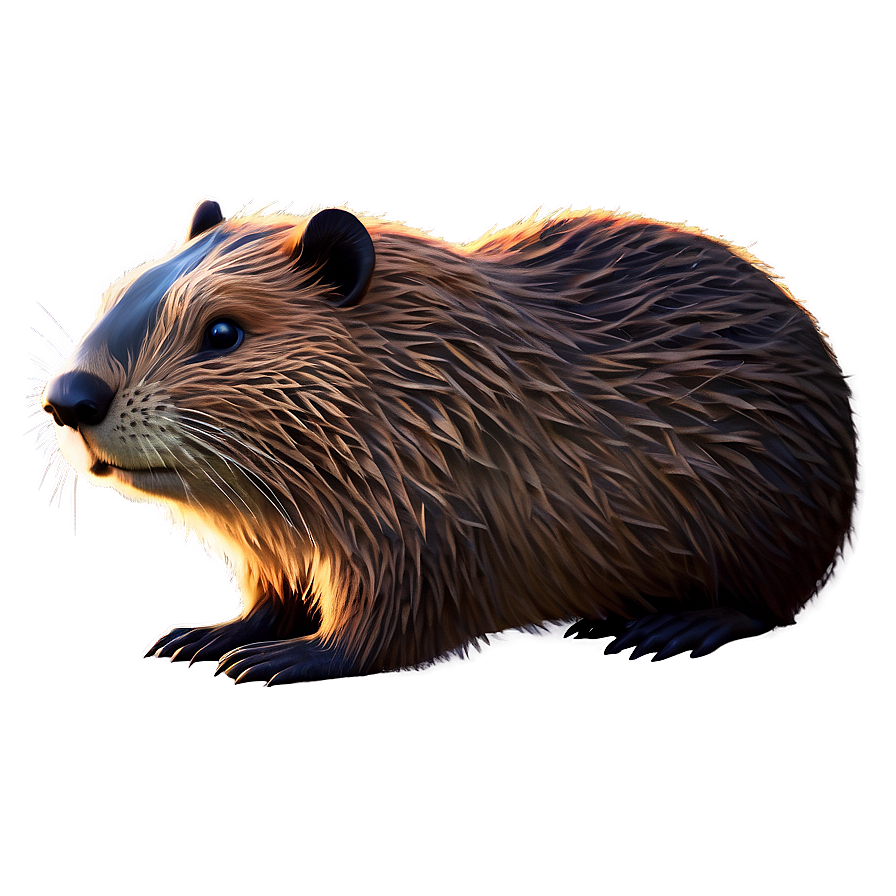 Beaver In Cartoon Style Png 91 PNG image