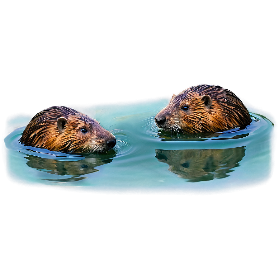 Beaver In Water Png 55 PNG image