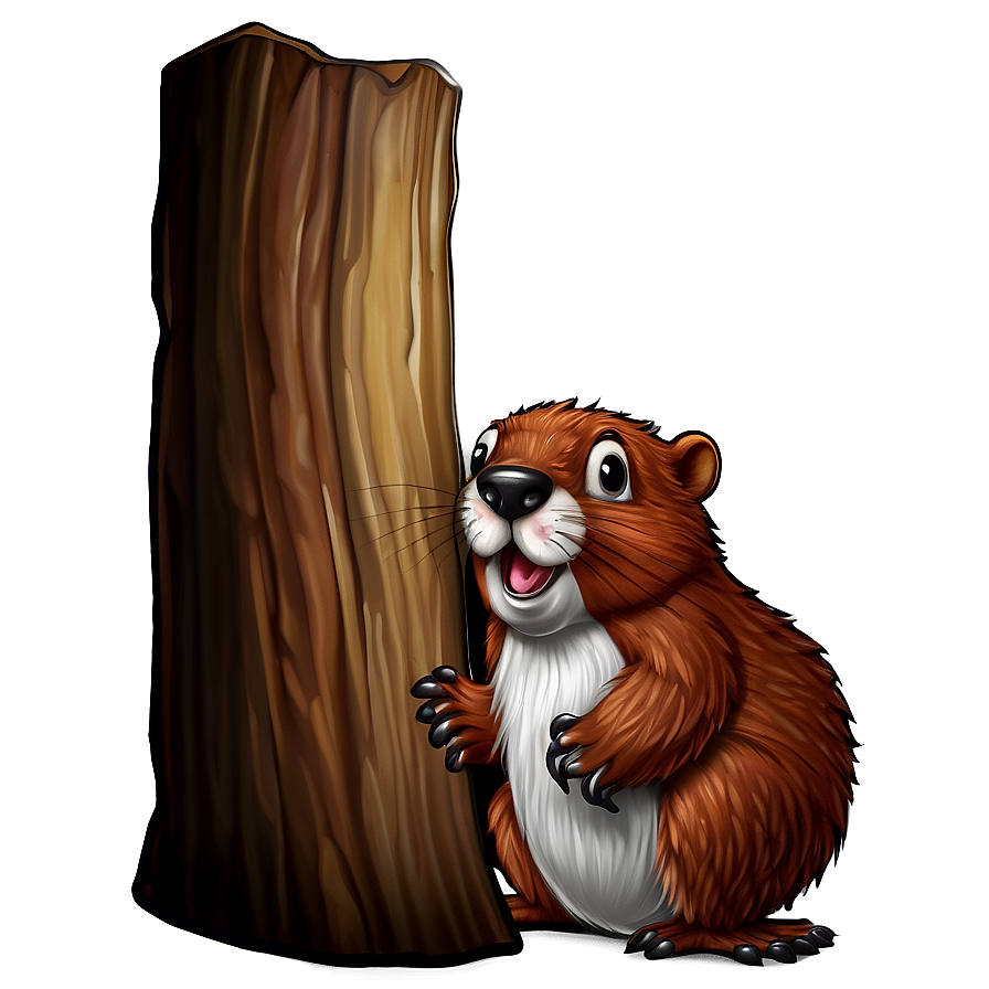 Beaver With Acorn Png Qxh PNG image