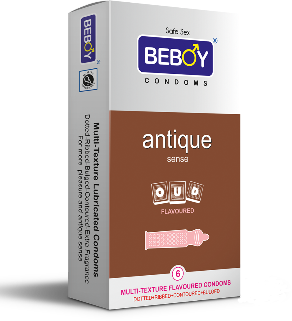 Bebboy Condoms Antique Sense Flavoured Packaging PNG image