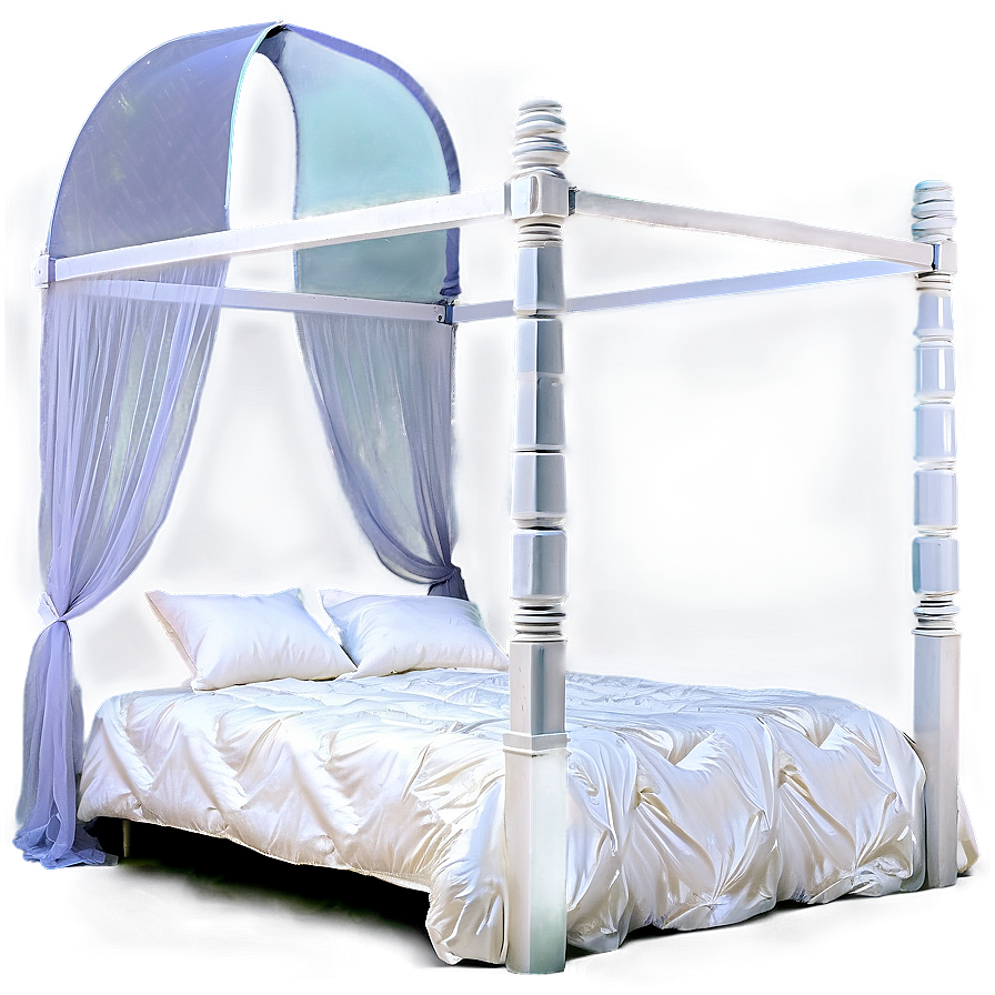 Bed With Canopy Net Png 43 PNG image