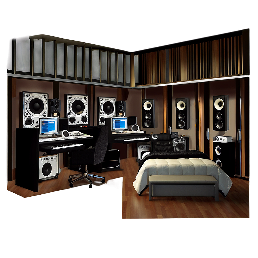 Bedroom Recording Studio Ideas Png 44 PNG image