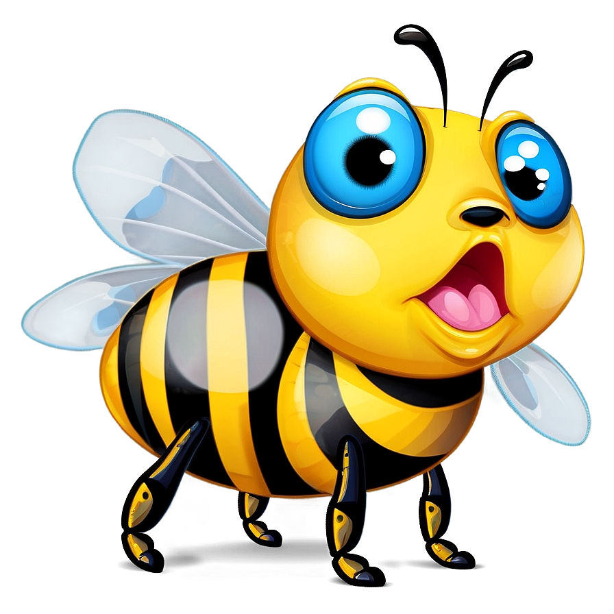 Bee With Big Eyes Png Qeu32 PNG image