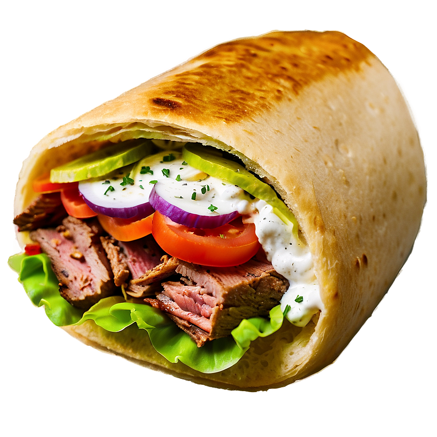 Beef Gyro Sandwich Png Yna59 PNG image