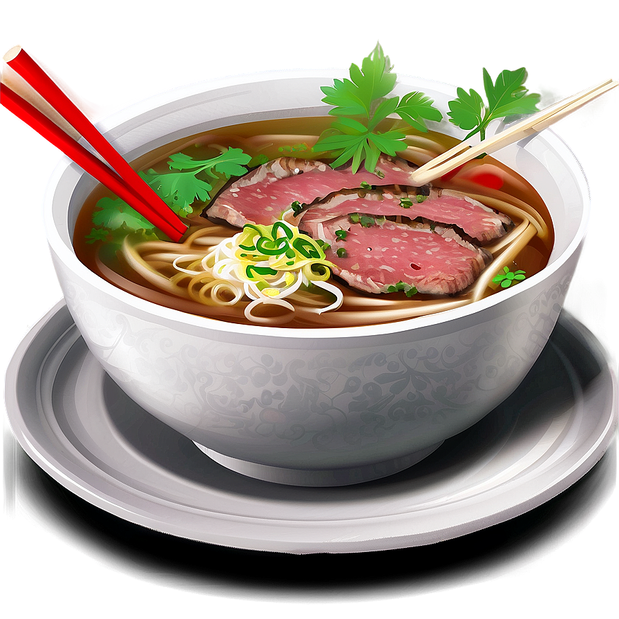 Beef Pho Bowl Png Moh80 PNG image