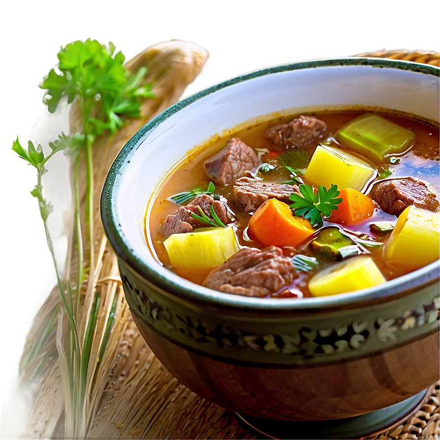 Beef Vegetable Soup Png 24 PNG image