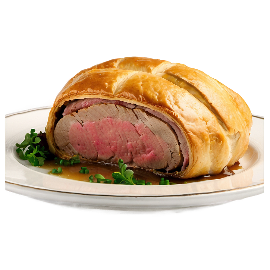 Beef Wellington Dish Png 24 PNG image